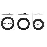 Ерекційні кільця - Power Plus Soft Silicone Snug Ring Black - мініатюра 3