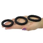 Ерекційні кільця - Power Plus Soft Silicone Snug Ring Black - мініатюра 4
