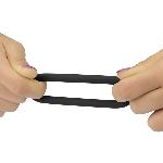 Ерекційні кільця - Power Plus Soft Silicone Snug Ring Black - мініатюра 5
