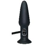 Анальна пробка - True Black Vibrating Anal Plug - мініатюра 4