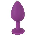 Анальна пробка - Colorful Joy Jewel Purple Plug Medium - мініатюра 3