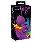 Анальна пробка - Colorful Joy Jewel Purple Plug Medium - мініатюра 4