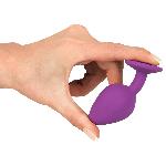 Анальна пробка - Colorful Joy Jewel Purple Plug Medium - мініатюра 7