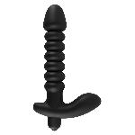 Анальний вібратор - Black Velvets Vibrating Plug Medium - мініатюра 2