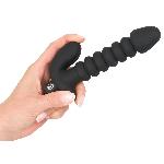 Анальний вібратор - Black Velvets Vibrating Plug Medium - мініатюра 4