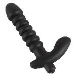 Анальний вібратор - Black Velvets Vibrating Plug Medium - мініатюра 5