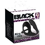 Анальна пробка з ерекційним кільцем - Black Velvets Ring & Plug - мініатюра 10