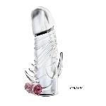Насадка на член - Penis Sleeve With Vibration, 13 см - мініатюра 4