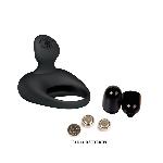 Ерекційне кільце - Pretty Love Stimulating Tonguo Penis Ring Black - мініатюра 8