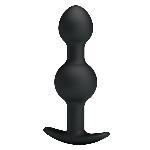Анальна пробка - Pretty Love Special Anal Stimulation Anal Balls 4.05" Black - мініатюра 7