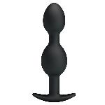 Анальна пробка - Pretty Love Special Anal Stimulation Anal Balls 4.92" Black - мініатюра 4