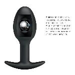 Анальна пробка - Pretty Love Special Anal Stimulation Anal Balls 3.34" Black - мініатюра 8