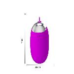 Віброяйце - Pretty Love Berger Vibrating Egg Purple - мініатюра 3