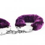 Наручники - Fetish Pleasure Fluffy Hand Cuffs Purple - мініатюра 2