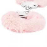 Наручники - Fetish Pleasure Fluffy Hand Cuffs Pink - мініатюра 2