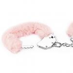 Наручники - Fetish Pleasure Fluffy Hand Cuffs Pink - мініатюра 3