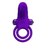 Ерекційне кільце - Pretty Love Vibrant Penis Ring Purple - мініатюра 2