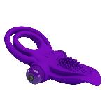 Ерекційне кільце - Pretty Love Vibrant Penis Ring Purple - мініатюра 6
