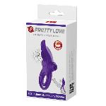 Ерекційне кільце - Pretty Love Vibrant Penis Ring Purple - мініатюра 10
