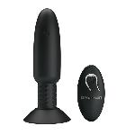 Анальна пробка - Pretty Love Beaded For Extra Pleasure Black - мініатюра 5