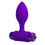 Анальна пробка - Pretty Love Vibra Butt Plug Purple - мініатюра 2