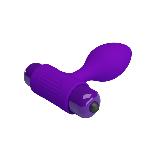 Анальна пробка - Pretty Love Vibra Butt Plug Purple - мініатюра 4