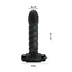 Насадка на палець - Pretty Love Alexander Finger Vibrator Black - мініатюра 3