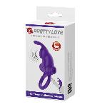 Ерекційне кільце - Pretty Love Vibrant Penis Ring I Purple - мініатюра 2
