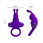 Ерекційне кільце - Pretty Love Vibrant Penis Ring I Purple - мініатюра 5