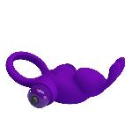 Ерекційне кільце - Pretty Love Vibrant Penis Ring I Purple - мініатюра 6