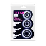 Ерекційні кільця - Titan Cock Ring Set Pink - мініатюра 2