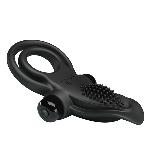 Ерекційне кільце - Pretty Love Vibrant Penis Ring Black - мініатюра 6