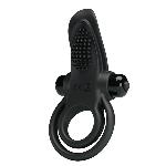 Ерекційне кільце - Pretty Love Vibrant Penis Ring Black - мініатюра 9
