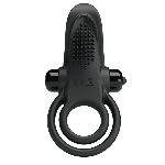 Ерекційне кільце - Pretty Love Vibrant Penis Ring Black - мініатюра 10