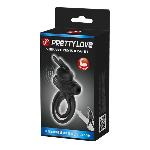 Ерекційне кільце - Pretty Love Vibrant Penis Ring III Black - мініатюра 2