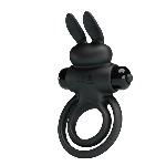 Ерекційне кільце - Pretty Love Vibrant Penis Ring III Black - мініатюра 9