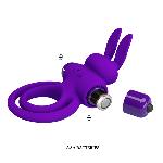 Ерекційне кільце - Pretty Love Vibrant Penis Ring III Purple - мініатюра 3
