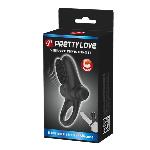 Ерекційне кільце - Pretty Love Vibrant Penis Ring II Black - мініатюра 2