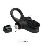 Ерекційне кільце - Pretty Love Vibrant Penis Ring II Black - мініатюра 4