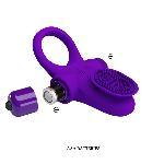 Ерекційне кільце - Pretty Love Vibrant Penis Ring II Purple - мініатюра 2