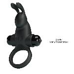 Ерекційне кільце - Pretty Love Vibrant Penis Ring I Black - мініатюра 5