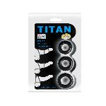 Ерекційні кільця - Titan Cock Ring Set Blue - мініатюра 2