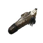 Насадка на член - Brave Man Vibrating Penis Sleeve Black - мініатюра 2