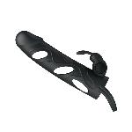 Насадка на член - Pretty Love Penis Sleeve With Ball Strap 5.5" Black - мініатюра 9