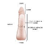 Насадка на член - Penis Sleeve Flesh 6" - мініатюра 6