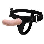 Страпон - Ultra Passionate Harness Vibrating, 15 см - мініатюра 4