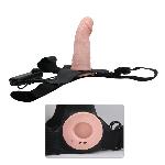 Страпон - Ultra Passionate Harness Vibrating, 15 см - мініатюра 5