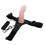 Страпон - Ultra Passionate Harness Vibrating, 15 см - мініатюра 6
