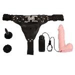 Страпон - Ultra Passionate Harness Vibrating, 16.5 см - мініатюра 6