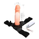 Страпон - Baile Jessica Strap On Vibrating, 17 см - мініатюра 6